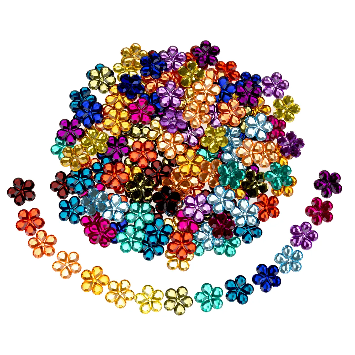 farbenfotos, glitzersteine, blumenformen, perlen, strass, glitzer, perlen, blumenform, bunt, kristalle