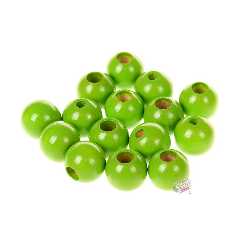Sicherheitsperlen 12mm • 25 Stück gelbgrün 184 auf Lager