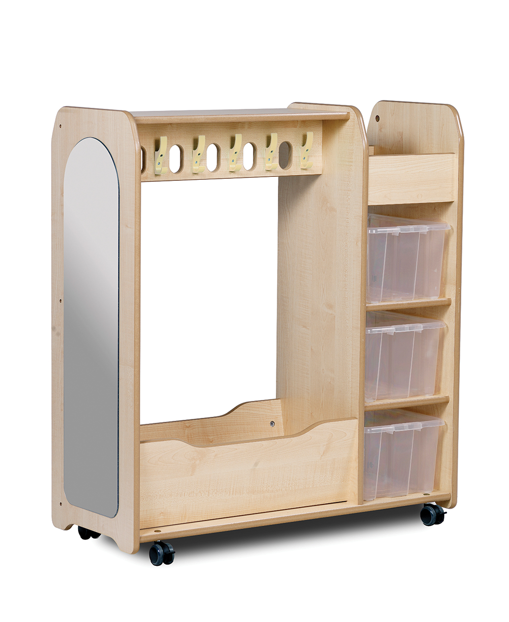 Kletter-/Spielwerkbank, Holzwerkbank, Rollwerkbank, Schubladenaufsatz, Rollsystem, Kinderwerkbank, Holzwerkbank, Rollwerkbank, Aufbewahrungsschale, Sortierkasten