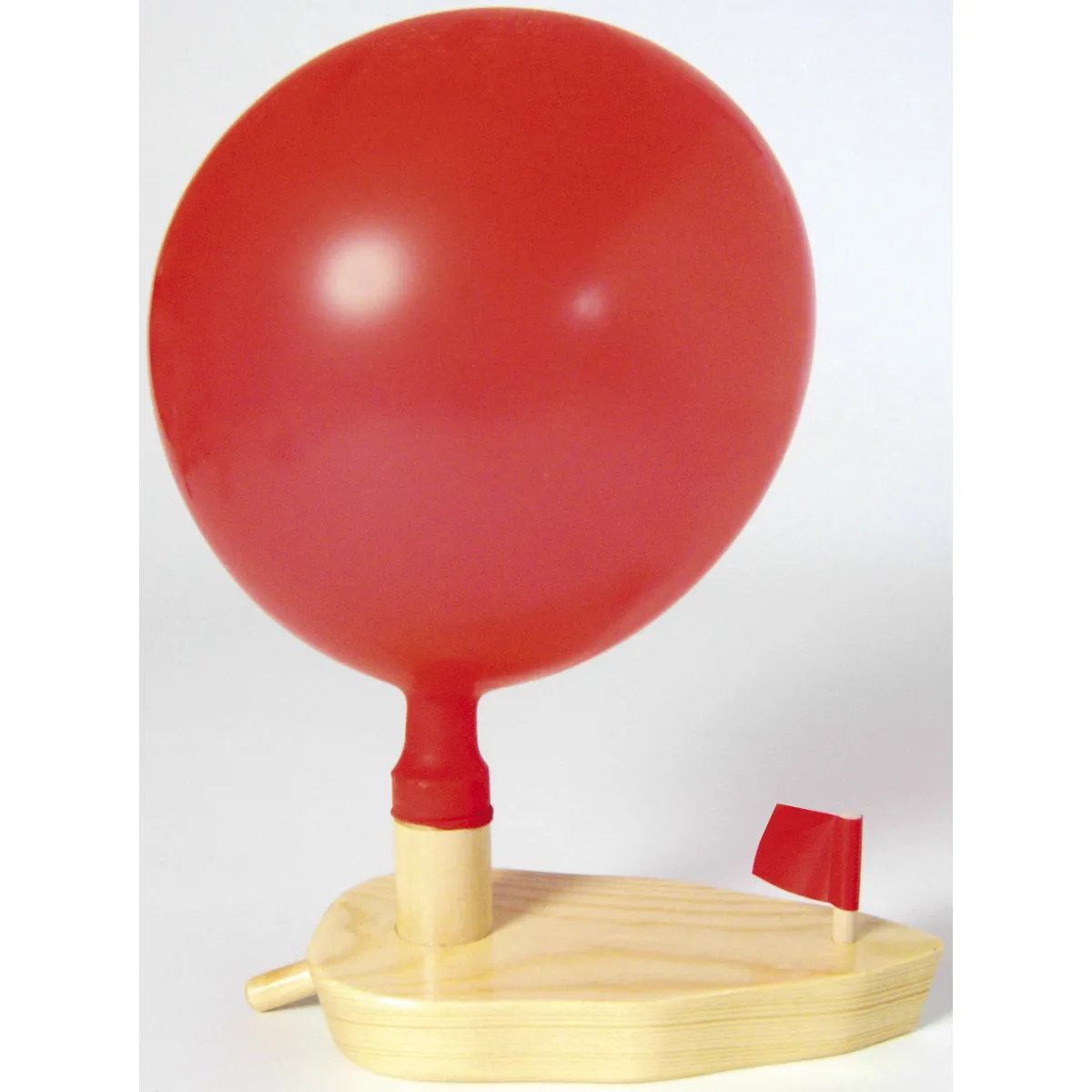 balloon, rot, Ballonpumpe, Holzbasis, Mini-Flagge, Ballon, Rot, Holzbase, Pumpe, Miniaturboot