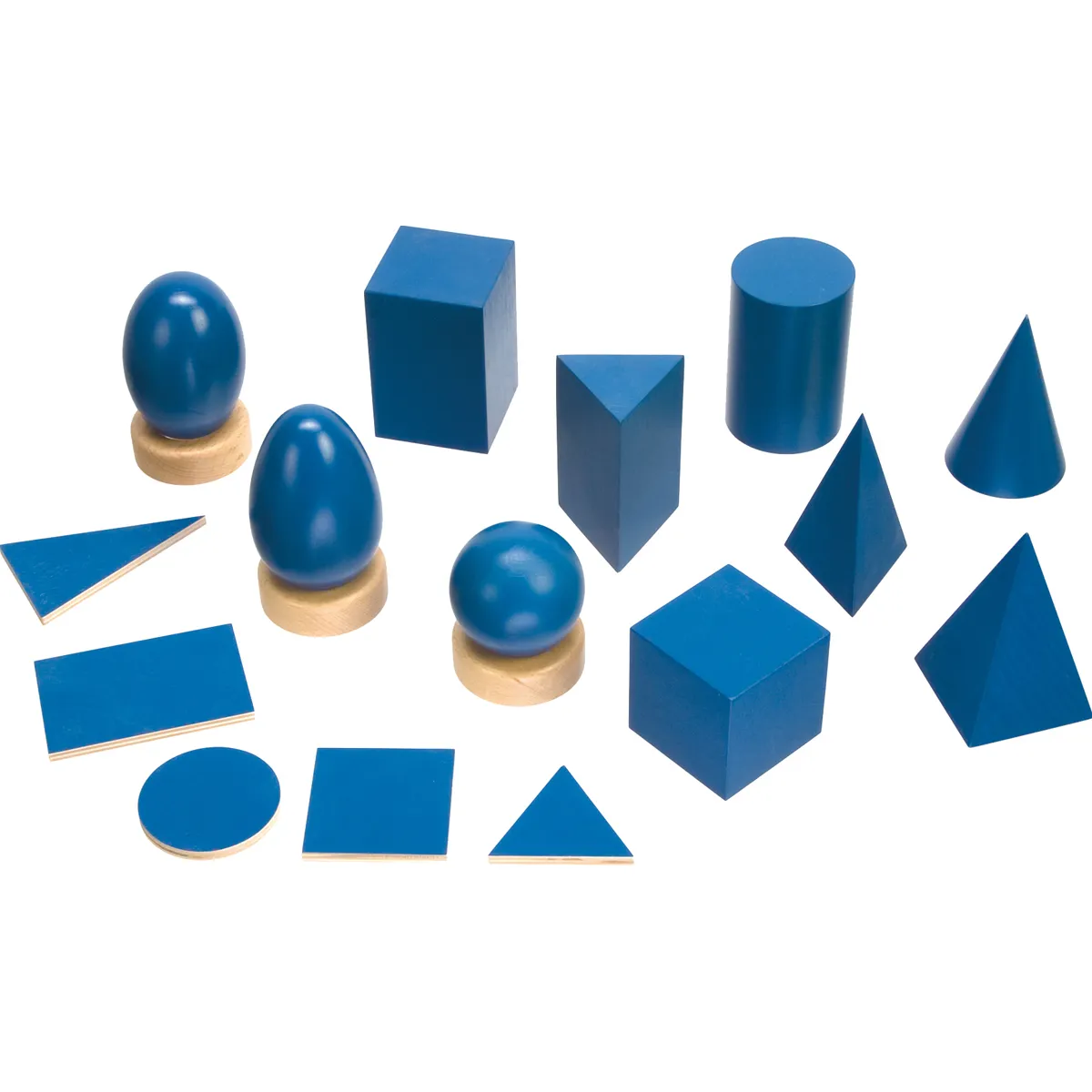 geometrische formen, blaue farben, holz, kugeln, würfel, Holzspielzeug, Geometrische Formen, Blau, Kuben, Kegel