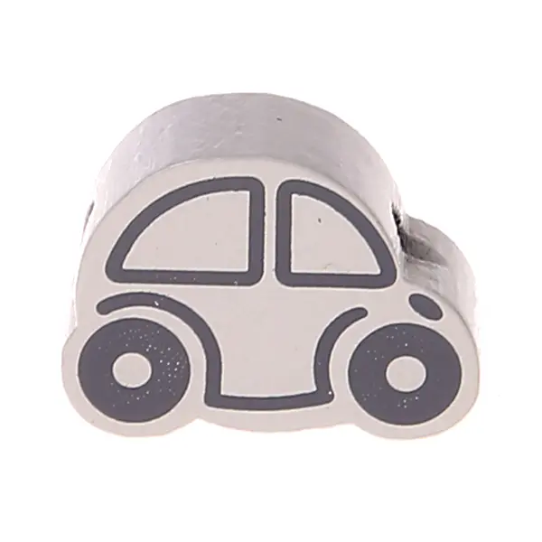 Mini car motif bead light gray 213 in stock 