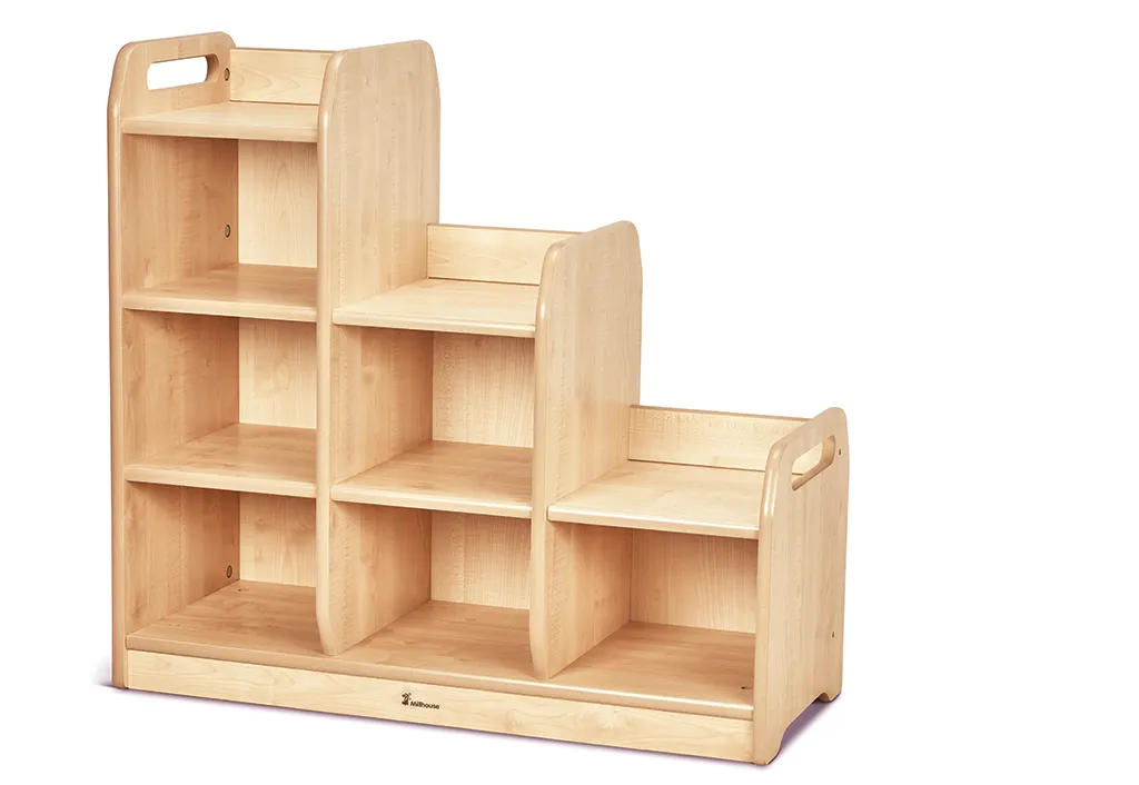 Holzregal, Kinderregal, Aufbewahrung, Regalstufen, Holzwerkstoff, Holzregal, Aufbewahrung, Kinderregal, Stufenregal, Holzregal, Kinderregal, Holzregal, Aufbewahrungsregal, Stufenregal, Holzregal