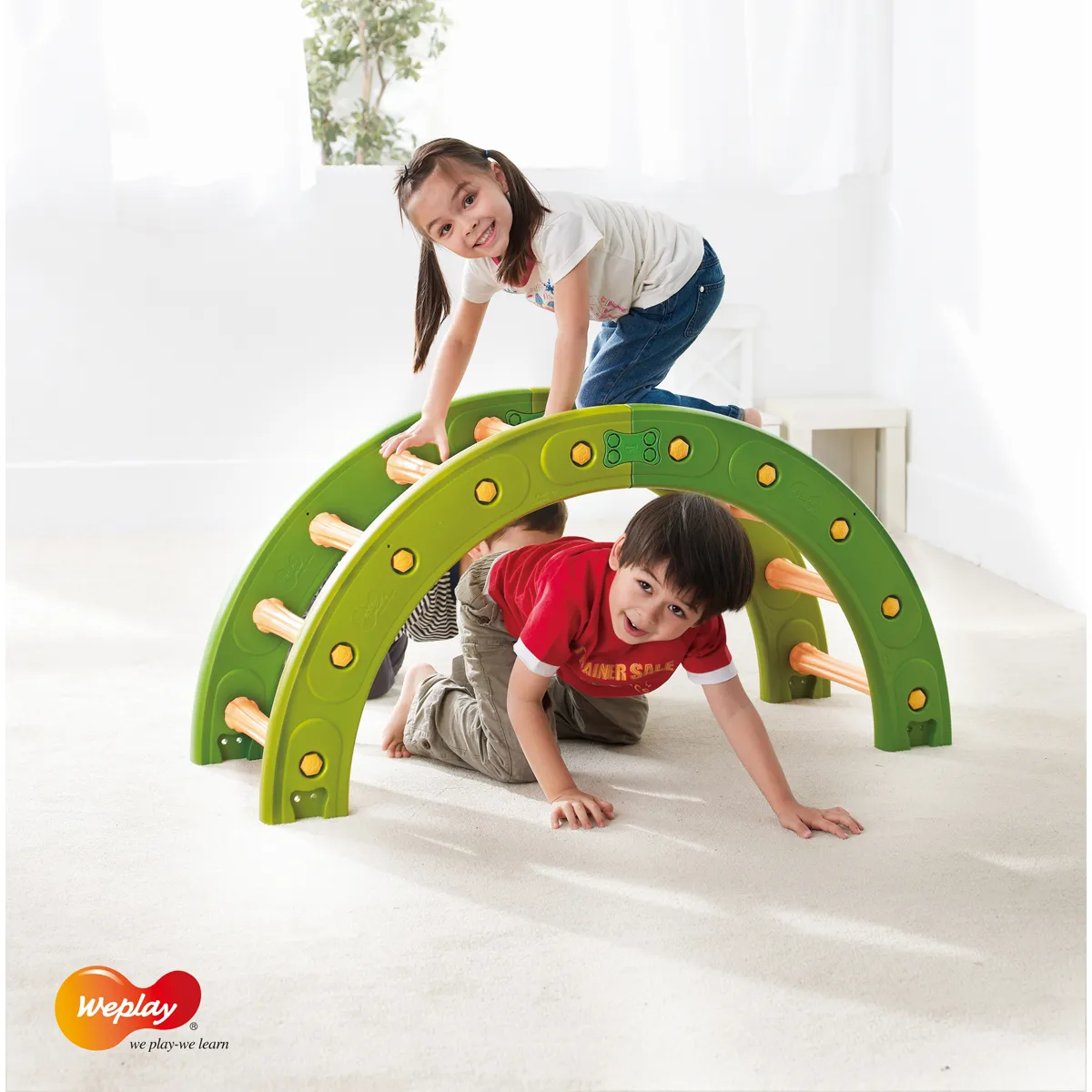 Kletterbogen, Spielturm, Kinderspielzeug, Grün, Kinder spielen, Kinder-Spielbogen, Kletterbogen, Grün, Kunststoff, Spielzeug