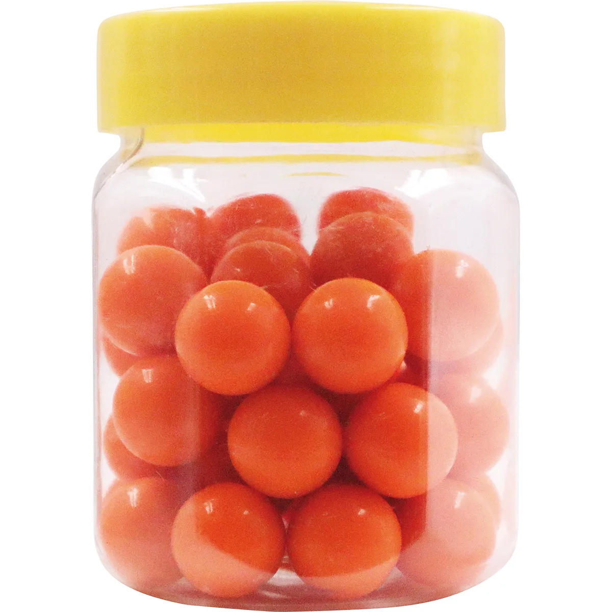 Tablets, Orange balls, Container, Plastic jar, Snack, Kapseln, Kunststoffbehälter, Orangene Kugeln, Tablettenform, Lebensmittelkapseln