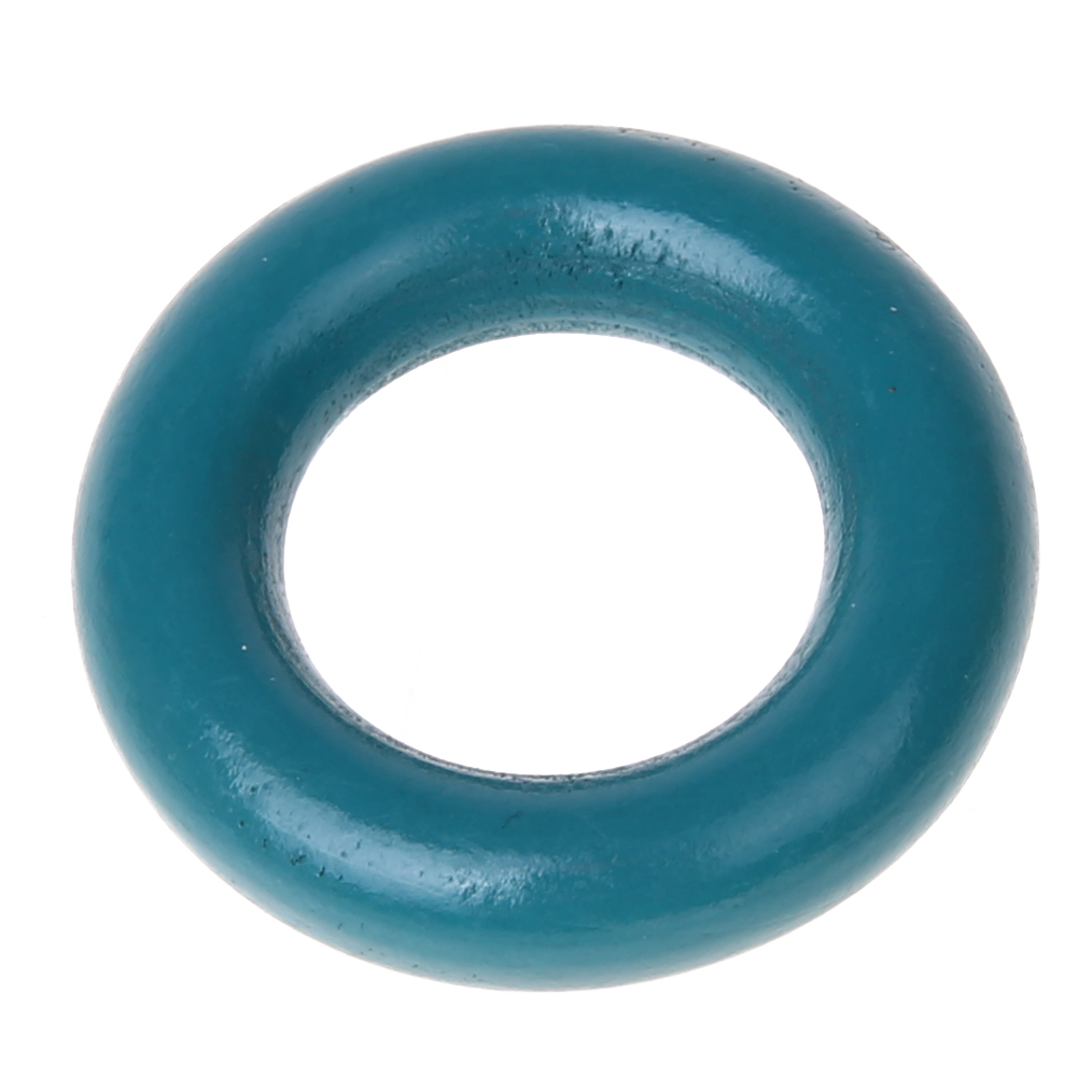 Wooden ring / grasping toy mini - 3,6cm turquoise 1058 in stock 