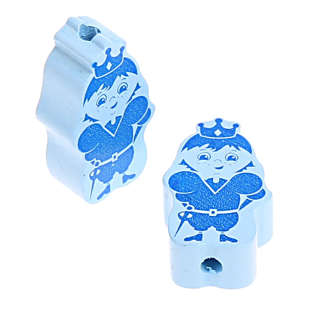 Motivperle Prinz/Prinzessin Prinz babyblau 417 auf Lager