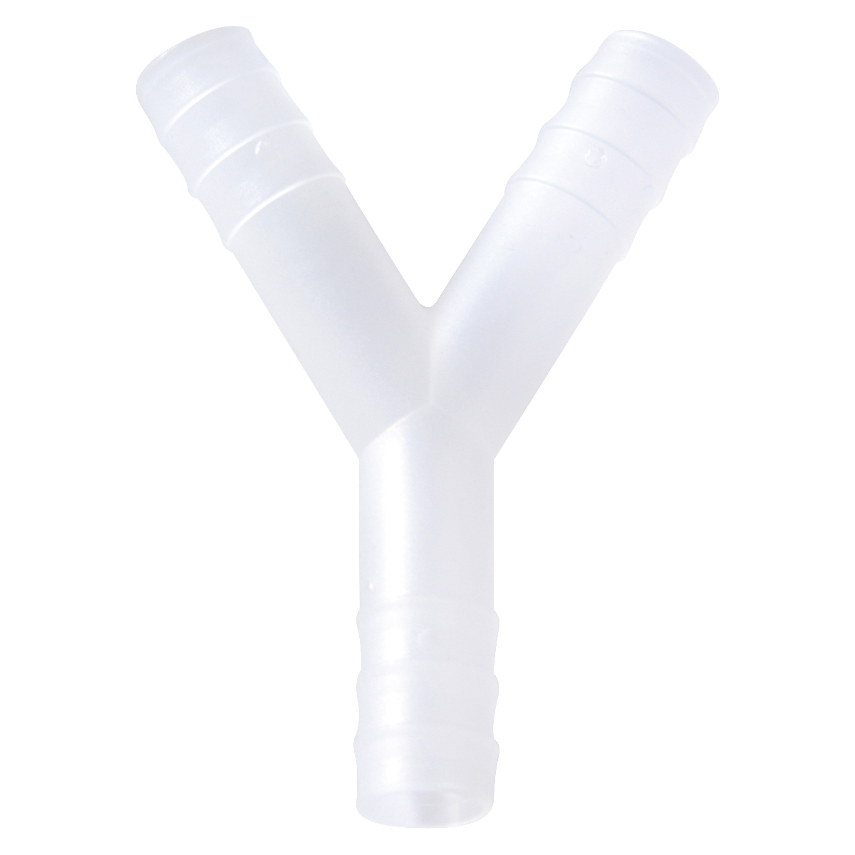 Y-Verteiler, Plastik, Schlauch, Weiß, Ventil