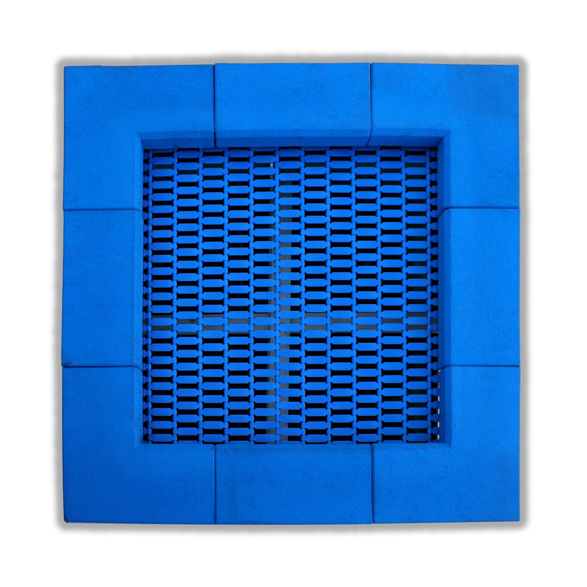 blau, Gitter, rechteckiger Rahmen, Schaumstoffpolsterung, Konstruktionsgitter