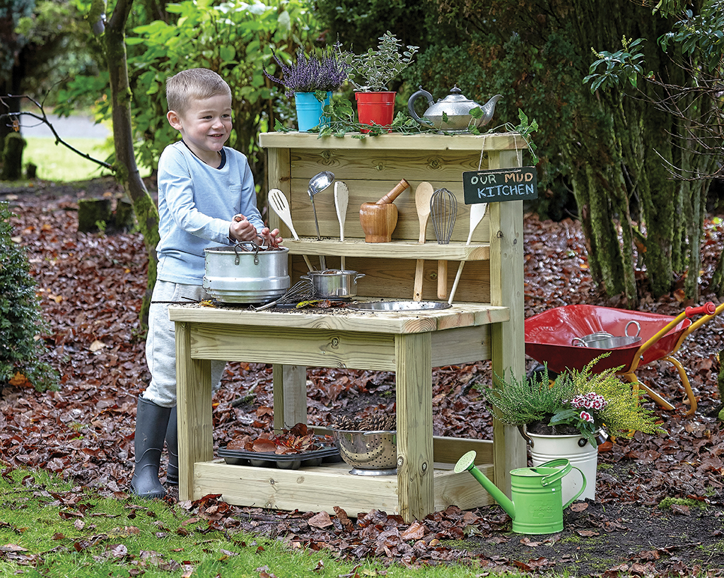 Kinderküche, Holzwerkbank, Spielzeugküche, Garten Spielzeug, Kochtopfset, Spielküche, Holzküche, Küchenwerkzeug, Spielzeug-Garten, Kinderoutfit