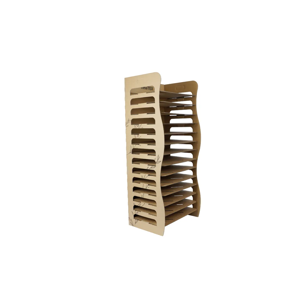 Kartonage, Kartenhalter, Organizer, Verpackung, Kartenschutz, Kartonage, Lagerständer, Halterung, Schlitzdesign, Unbedruckt