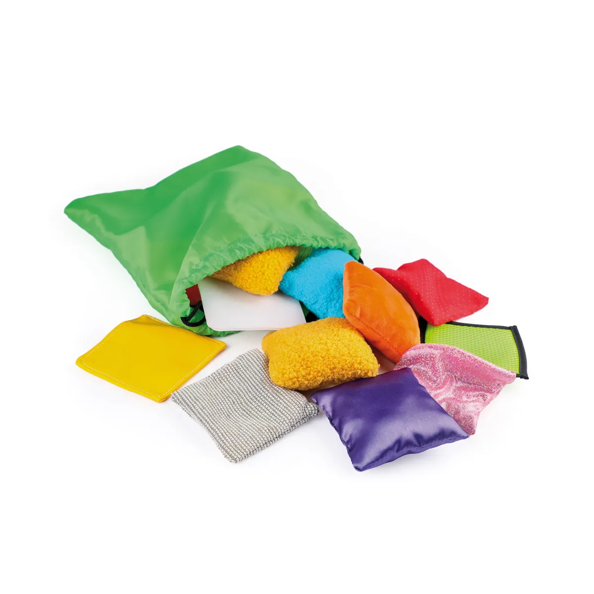 Reinigungssatz, Waschbeutel, Putzlappen, Stofftasche, kleine Tücher, WC-set, Cleaning cloths, Pouch, Colorful gloves, Travel kit