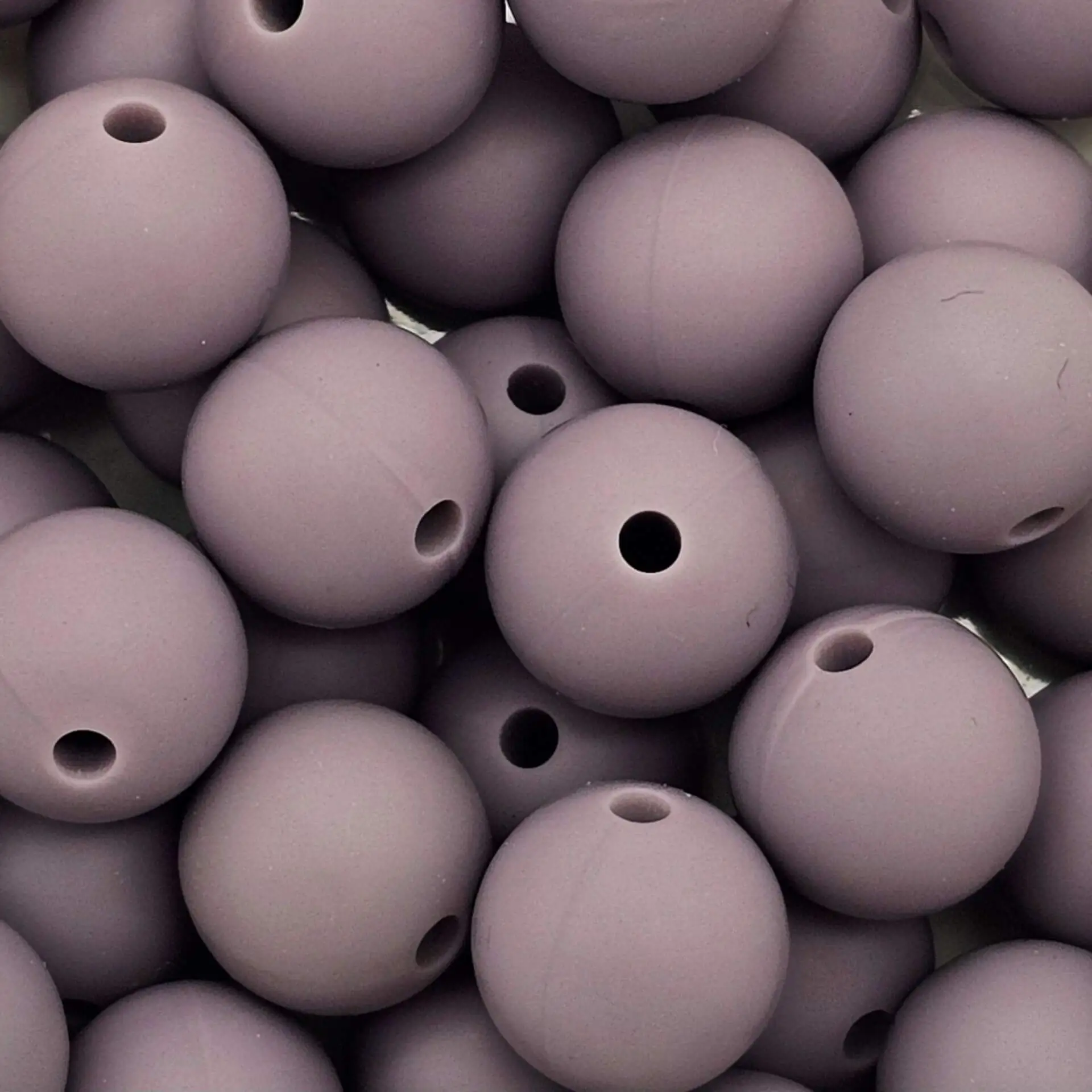 Silikonperle 12mm violett 860 auf Lager