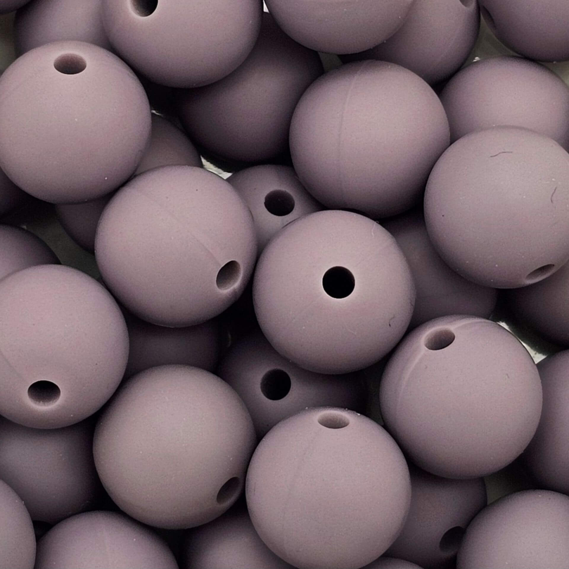 Silicone bead 12mm violett 199 in stock 