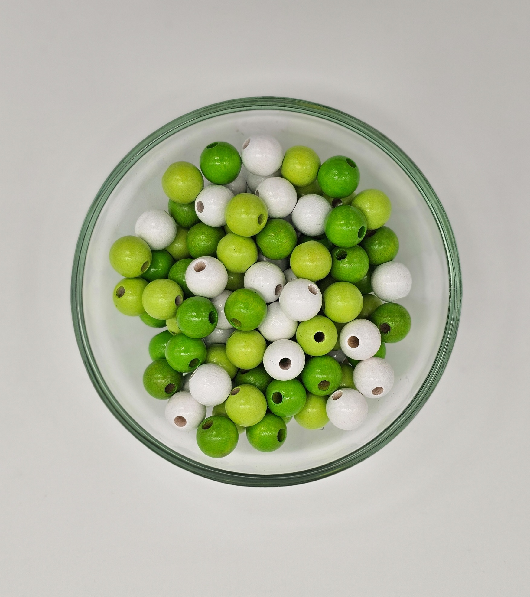 Wooden bead mix 10mm - 50 pieces Frühlingswiese 19 in stock 