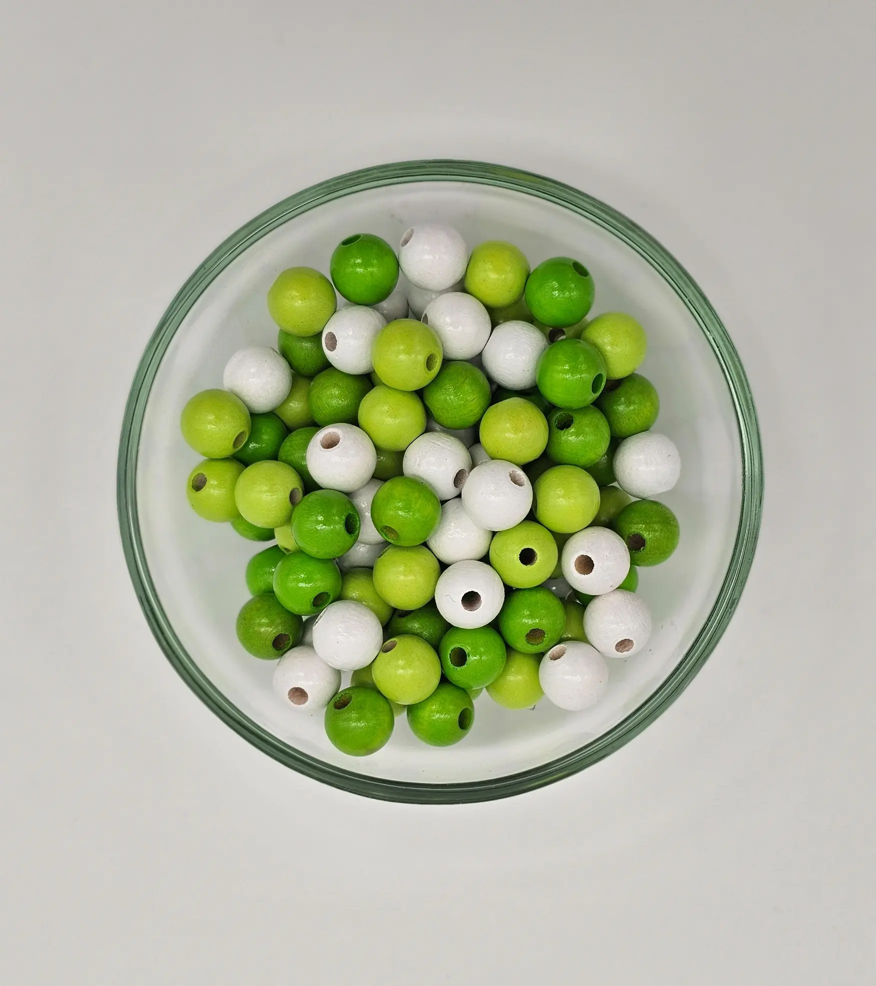 Holzperlen-Mix 10mm • 50 Stück Frühlingswiese 2 auf Lager