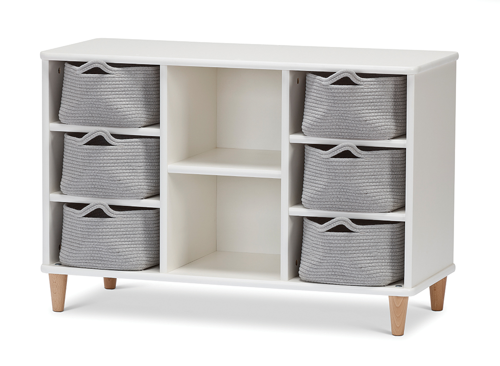 Garderobenboden, Korbaufbewahrung, Aufbewahrungsschrank, Kleiderkorb, Holzbeine, weiße kommode, auflagewange, boxen aus korb, graue baskets, holzbeine, Aufbewahrungsboxen, Aufbewahrungssystem, Schubladeneinheit, Korborganizer, Massivholzbeine