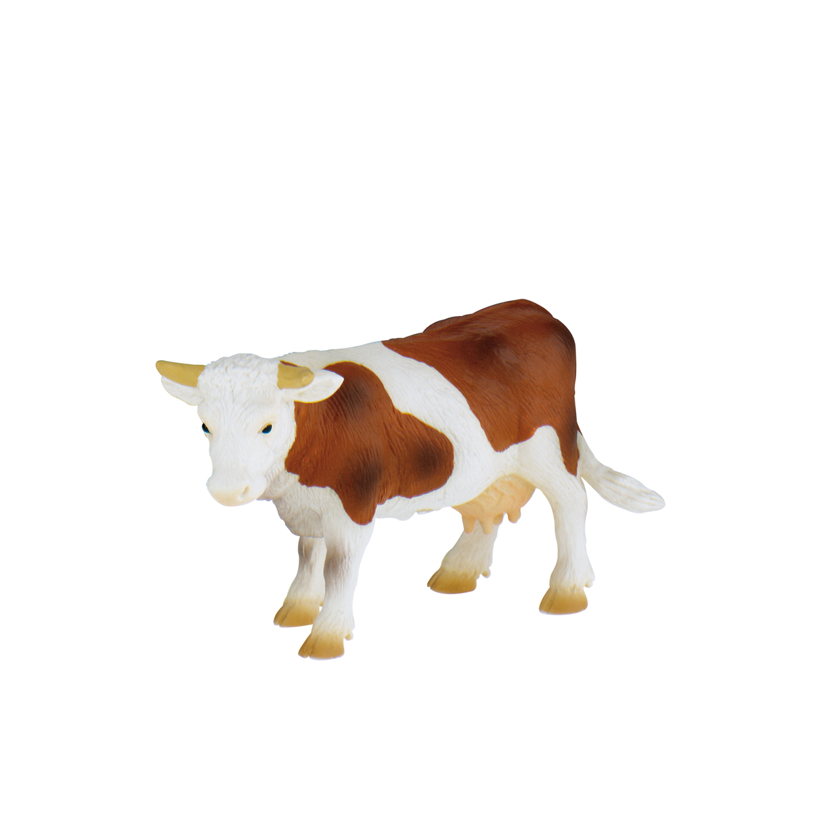 Kuh, Spielzeug, Modell, Tierfigur, Kunststoff, Kuh, Tierfigur, Kunststofffigur, braun-weiß, Handwerkzeug