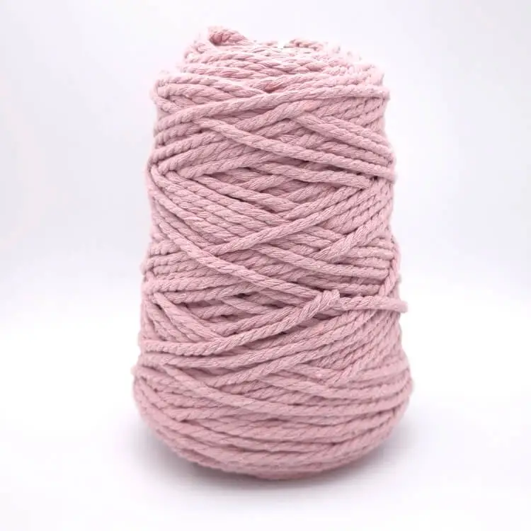 Makramee Baumwollkordel Ø 5mm • 1 Meter altrosa 140 auf Lager