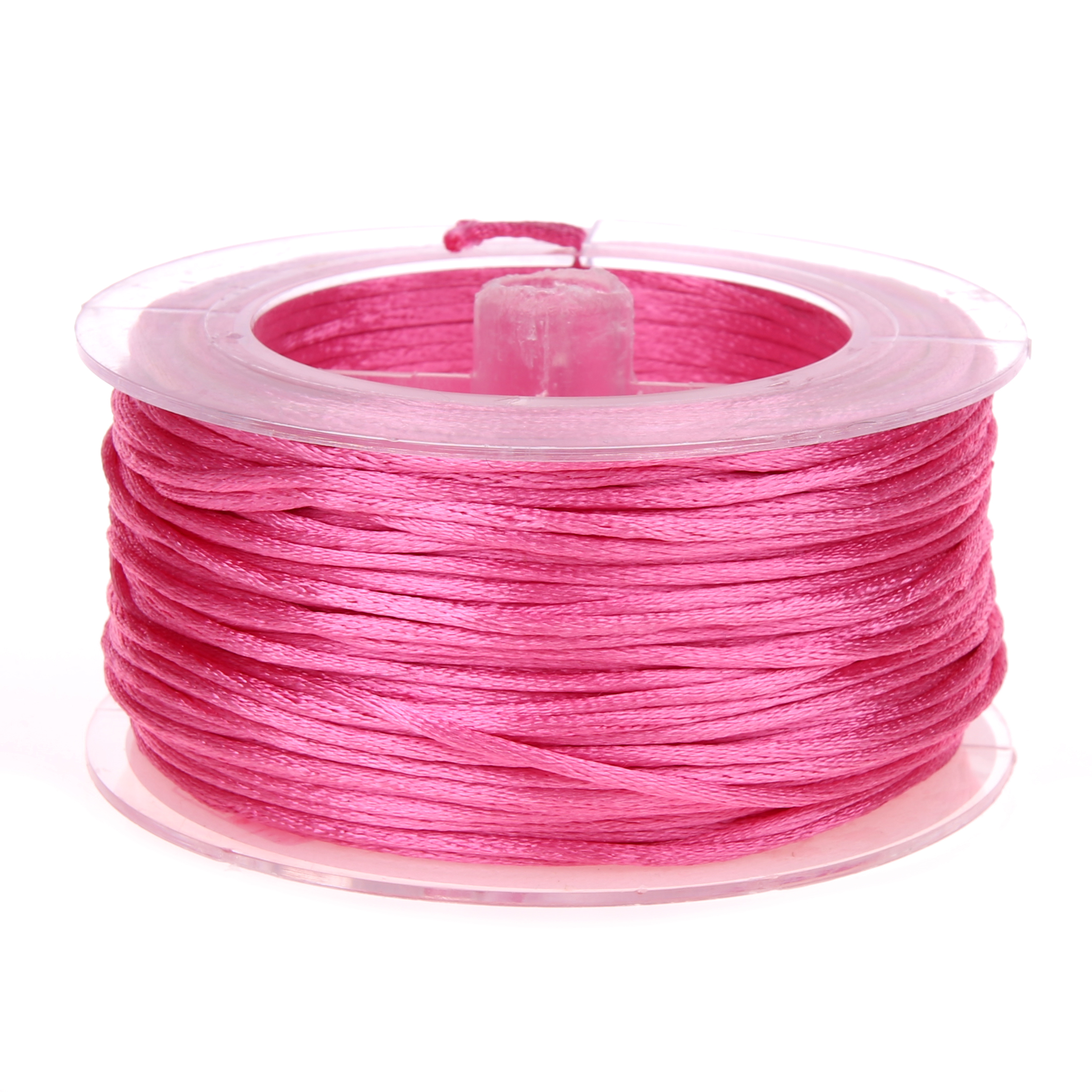 Satin ribbon Ø 1.5 mm - 50 meters pink 4 in stock 