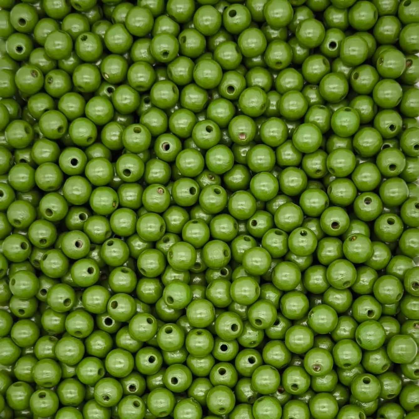 Wooden beads 10mm - 50 pieces olive 66 in stock 
