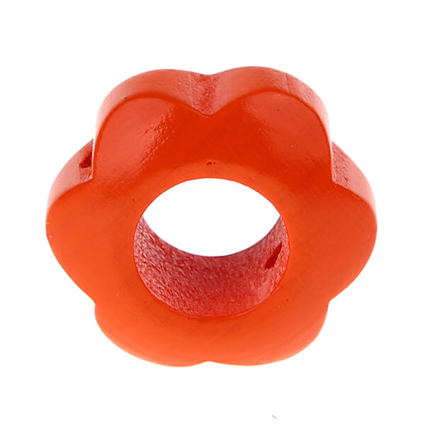 Motivperle Lochblume orange 484 auf Lager