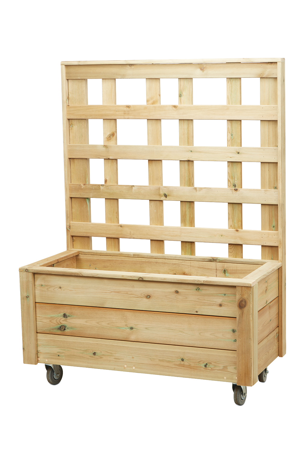 Holzbox, Holzkiste, Lagerbox, Kofferauflage, Rollboxen, Holzlattenbett, Holzbox, Mobiles Aufbewahrungssystem, Holztragekasten, Rollkiste