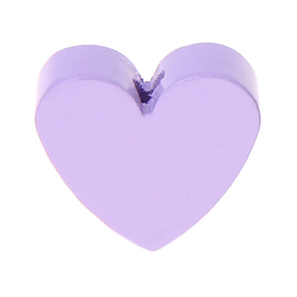 Heart motif bead (mini) lilac 1423 in stock 