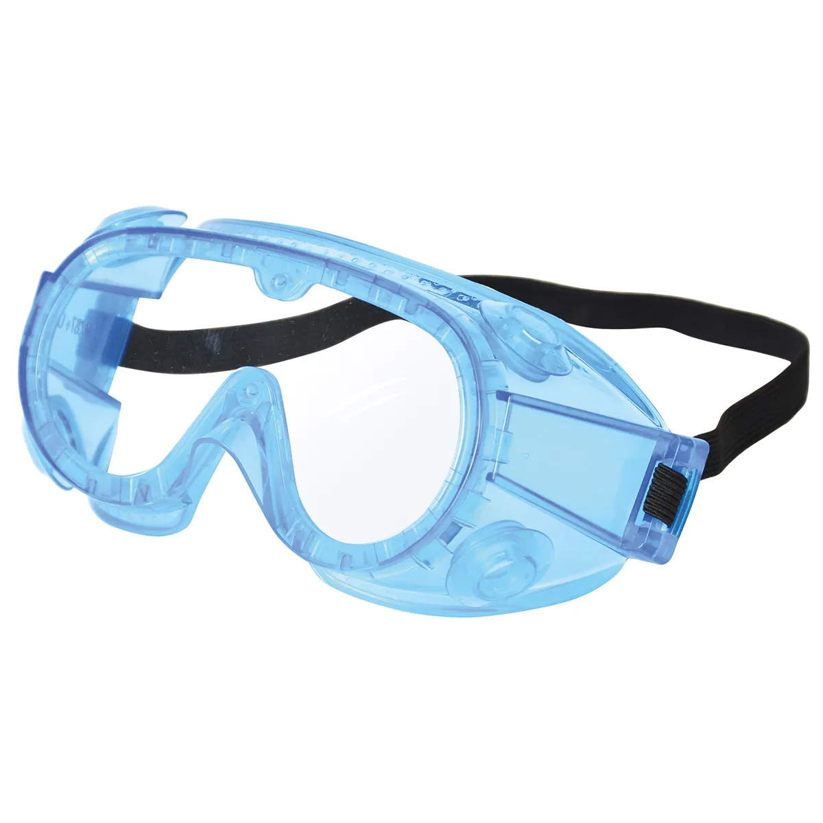 Schutzhandschutz, Schwimmbrille, Goggles, Kunststoff, Blau, Schutzbrille, Goggles, Schwarzband, Klarlinsen, Spielzeug