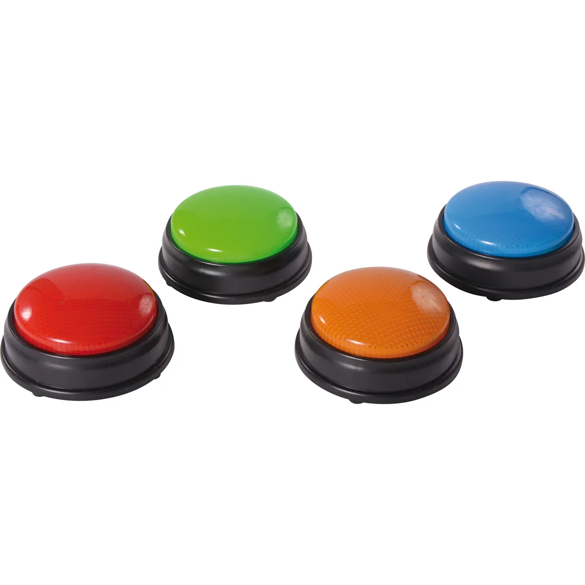 LED-Taste, Farbtasten, Push-Button, Kunststoff, Rund, Knopf, Multicolor, Lämpchen, Gadget, Knöpfchen