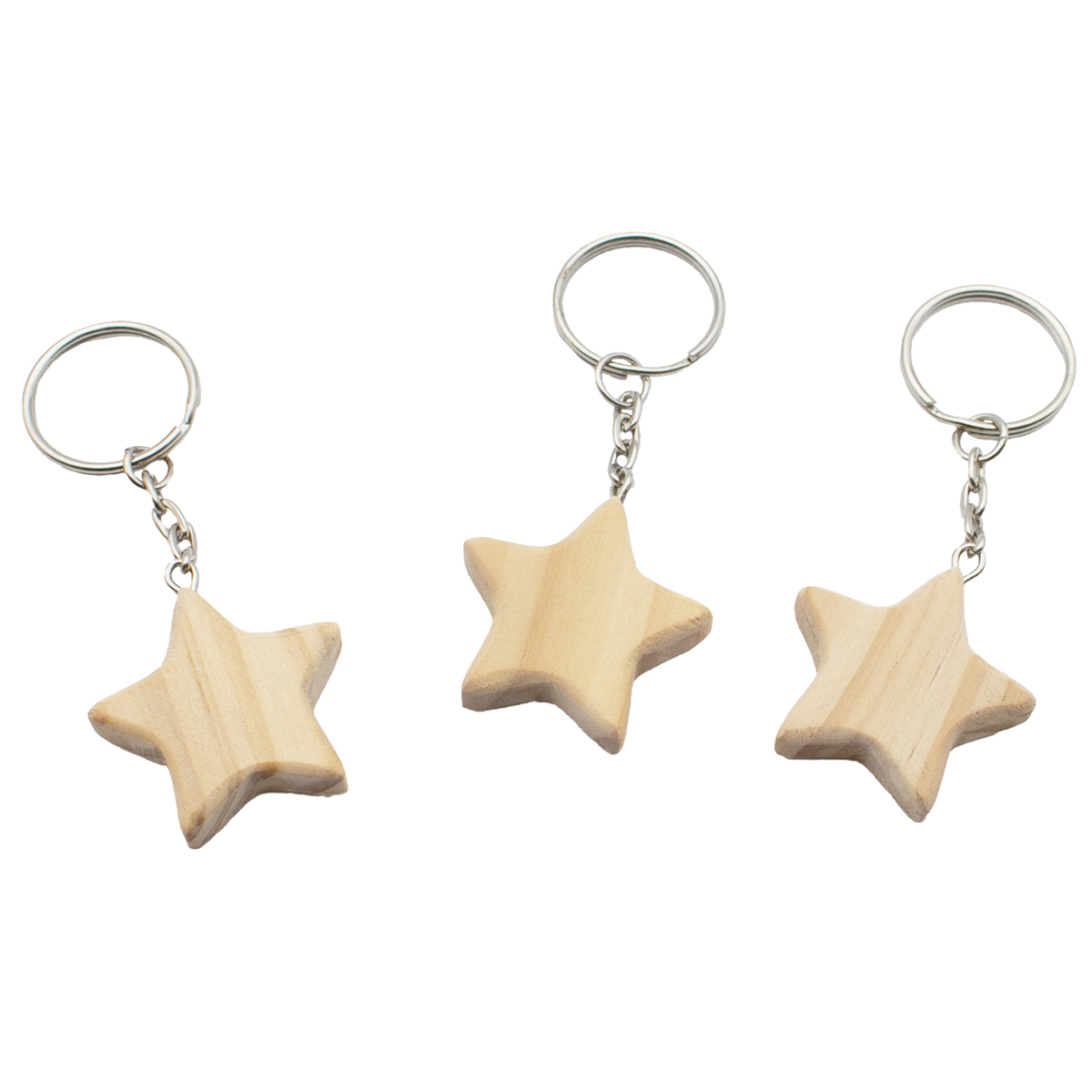 Sterne Schlüsselanhänger 12er Set