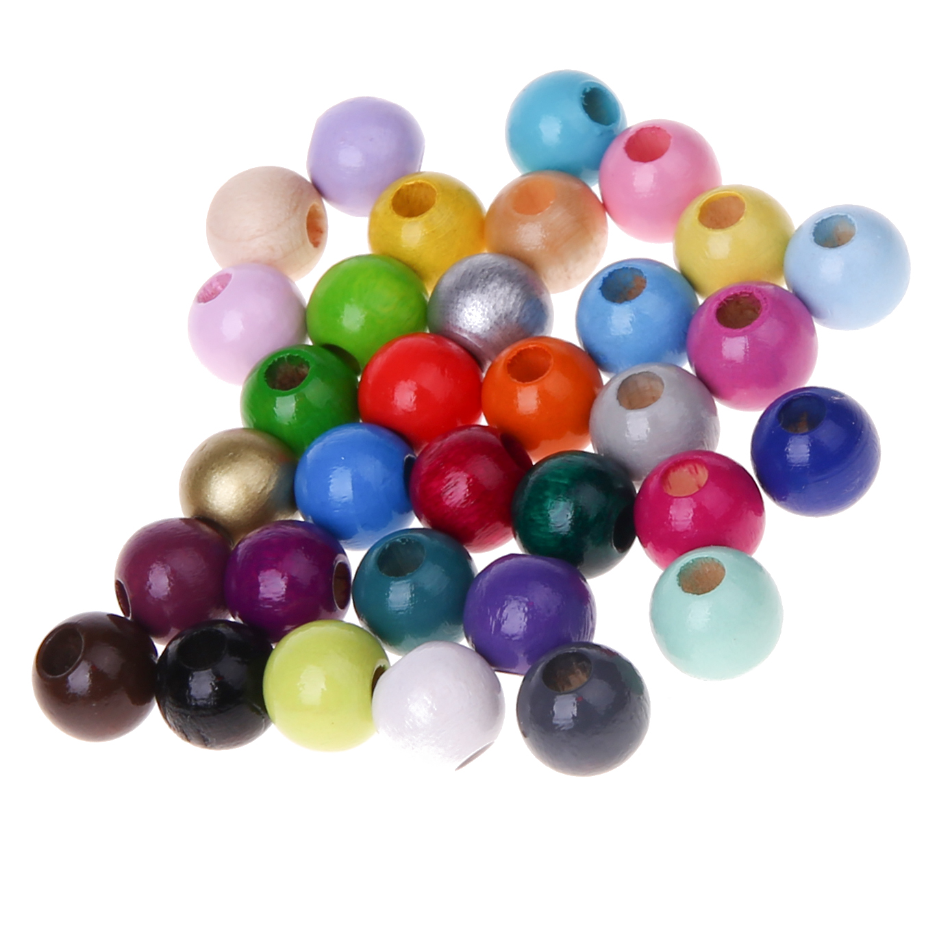 Wooden beads 8mm - 50 pieces