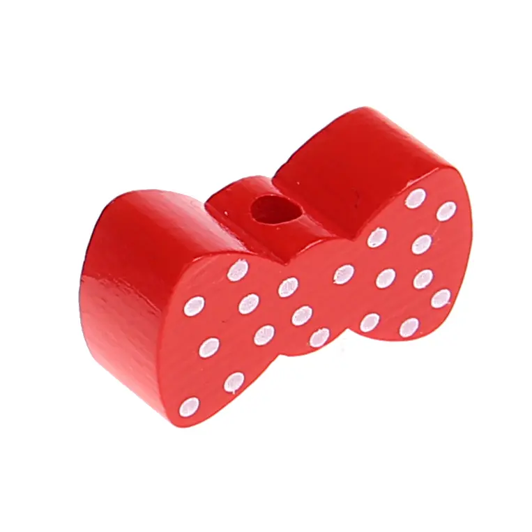 Bow motif bead red 647 in stock 
