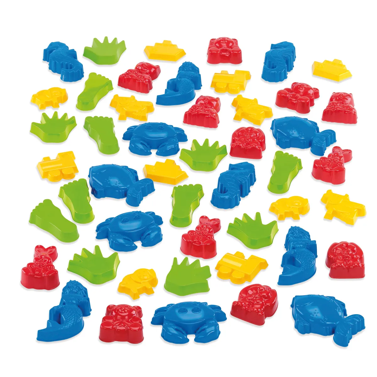 Spielzeugformteile, Klemmbausteine, Stückchen, Bauklotz-Set, Kunststoffteile, Playset, Bling pieces, Kinetic shapes, Colorful blocks, Animal shapes