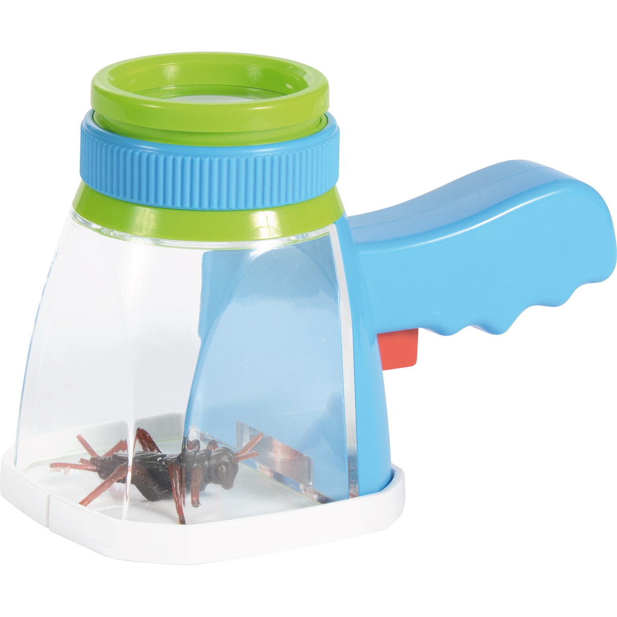 flasche, handlich, insektenfänger, blau, grün, Schneidewerkzeug, Insektenwanne, Pistolentaschenform, Fake-Glasbehälter, Schredder-Action