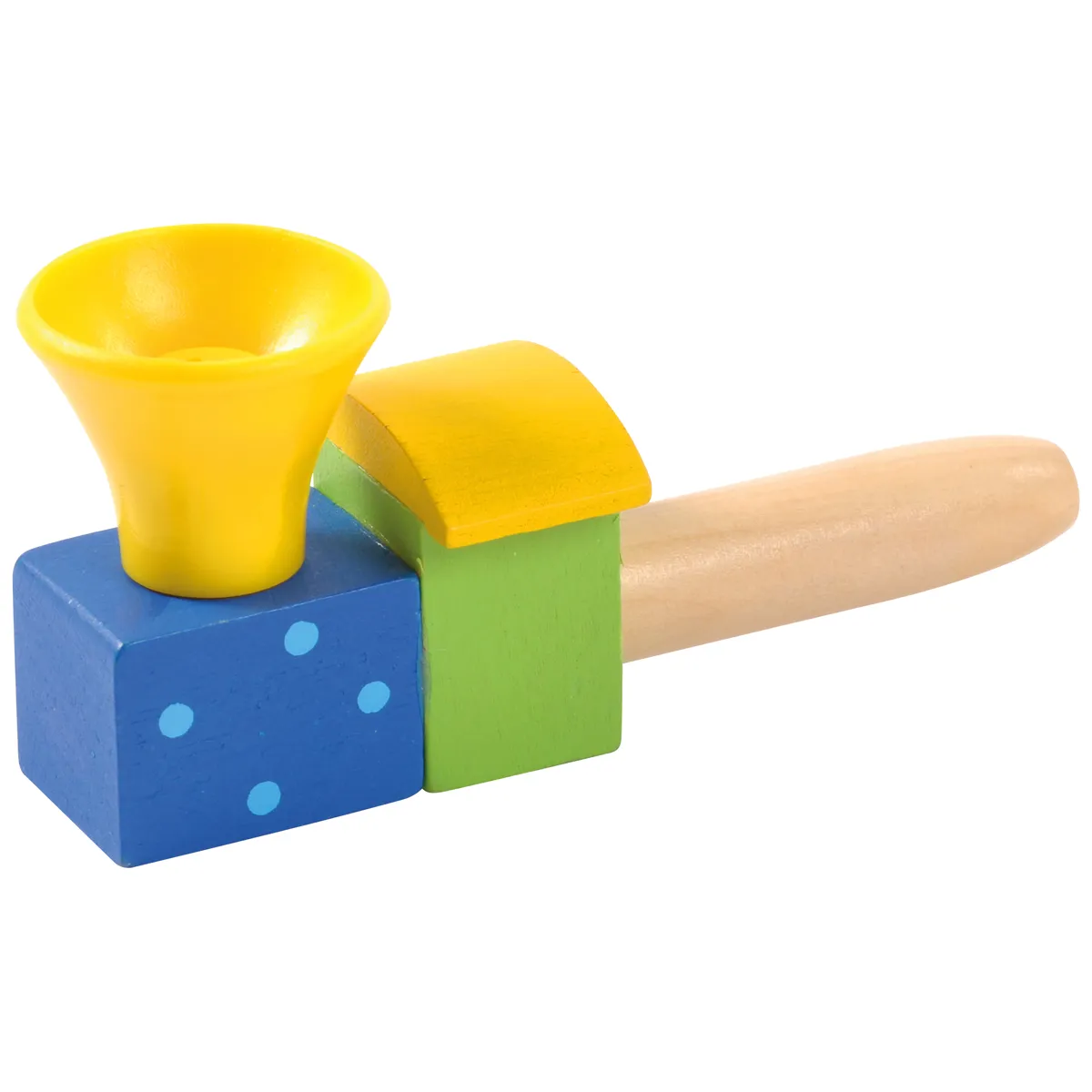 Holzspielzeug, Kullerwürfel, Kinderspielzeug, Holzspielzeug-Set, Gelb-Blau-Grün, Holzspielzeug, Kieselspielzeug, Schnellspielzeug, Bauklotz, Gelb-Blau-Grün