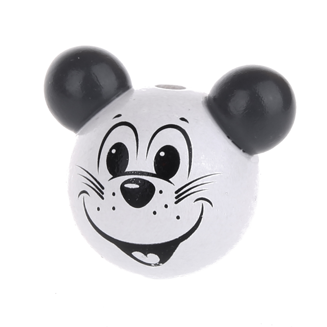 3D Motivperle Maus weiß 599 auf Lager