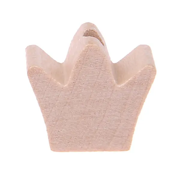 Milled crown motif bead raw 847 in stock 