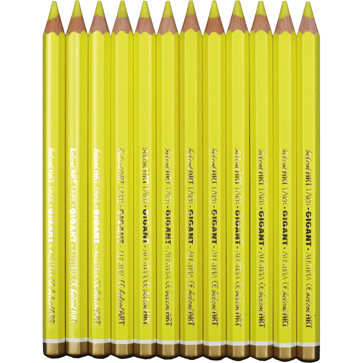 Buntstifte, Buntstift, Holzstift, Gelbstift, Mini-Buntstifte