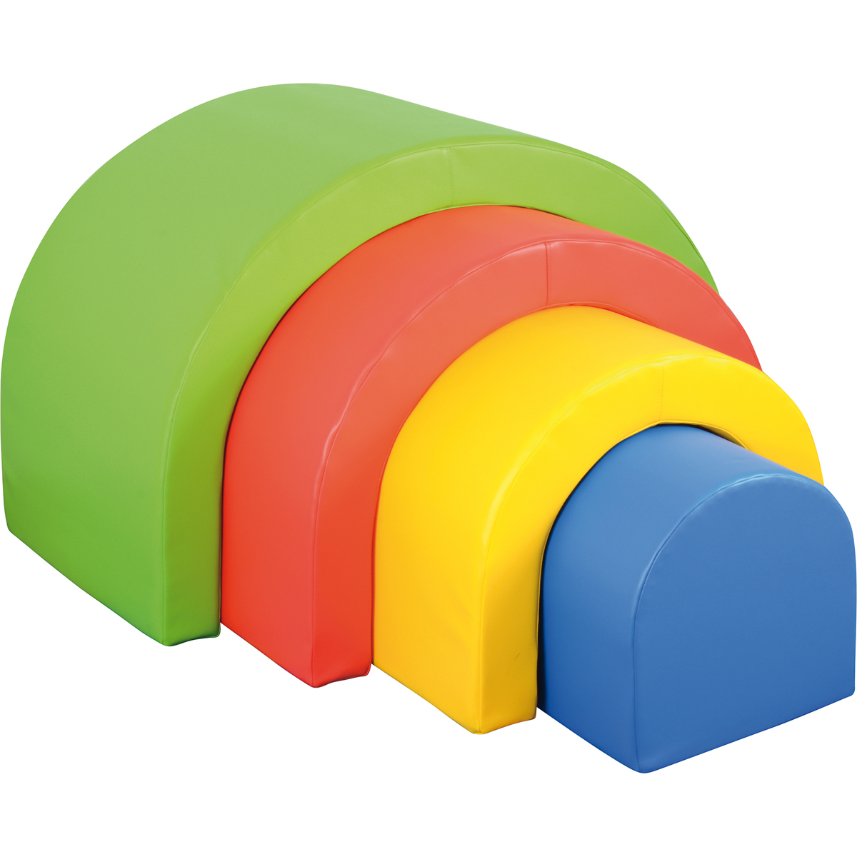 Kindergartenmatte, Schaum- Bögen, bunte Bögen, Bogenformen, weiche Spielbereiche