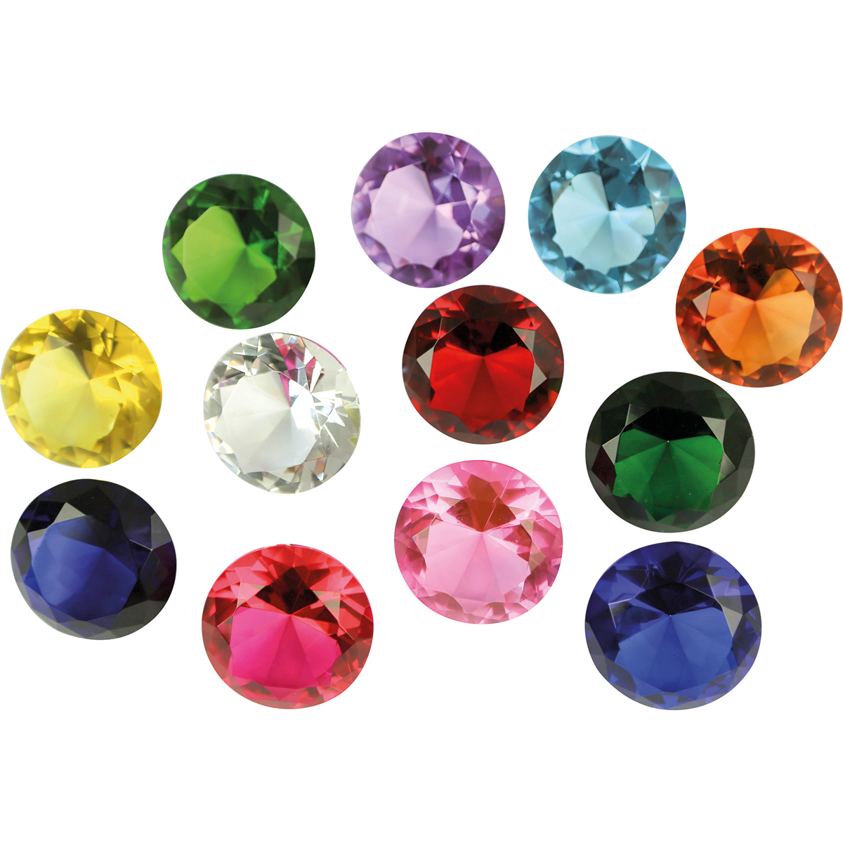 juwelensteen, edelstenen, gekleurde edelstenen, rond gesneden, facetterd cabochon