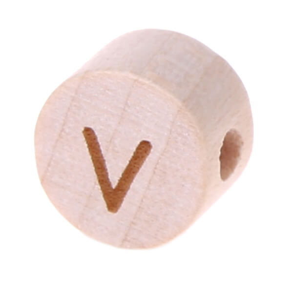 Letter beads disk laser engraving Ø 11 mm V 476 in stock 