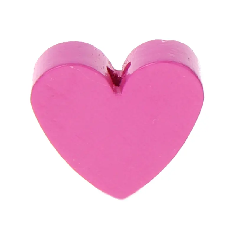 Heart motif bead (mini) pink 835 in stock 
