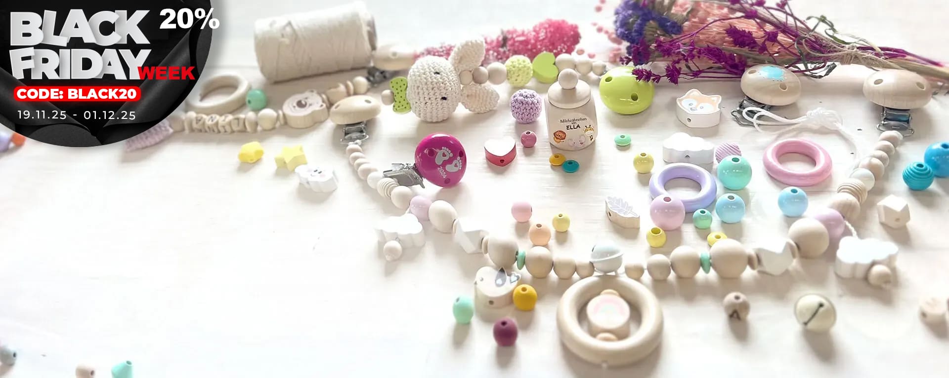 Schnullerketten-Zubehör, Kunsthandwerk