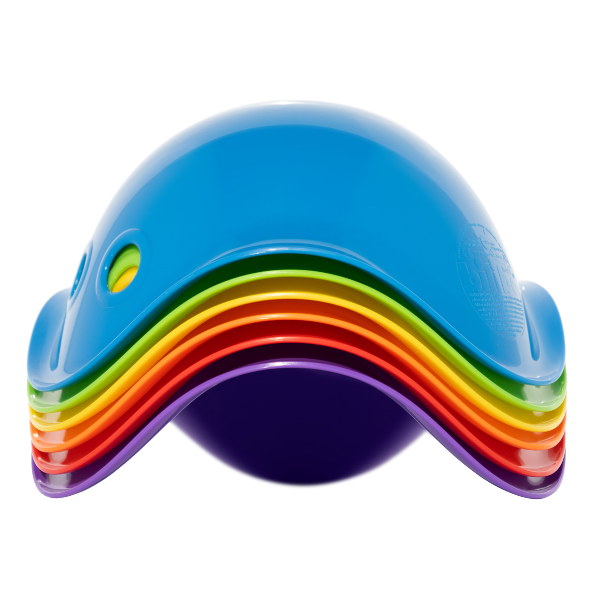 spielhelm, kinderhelm, bunter-schal, schützhut, helm-muster