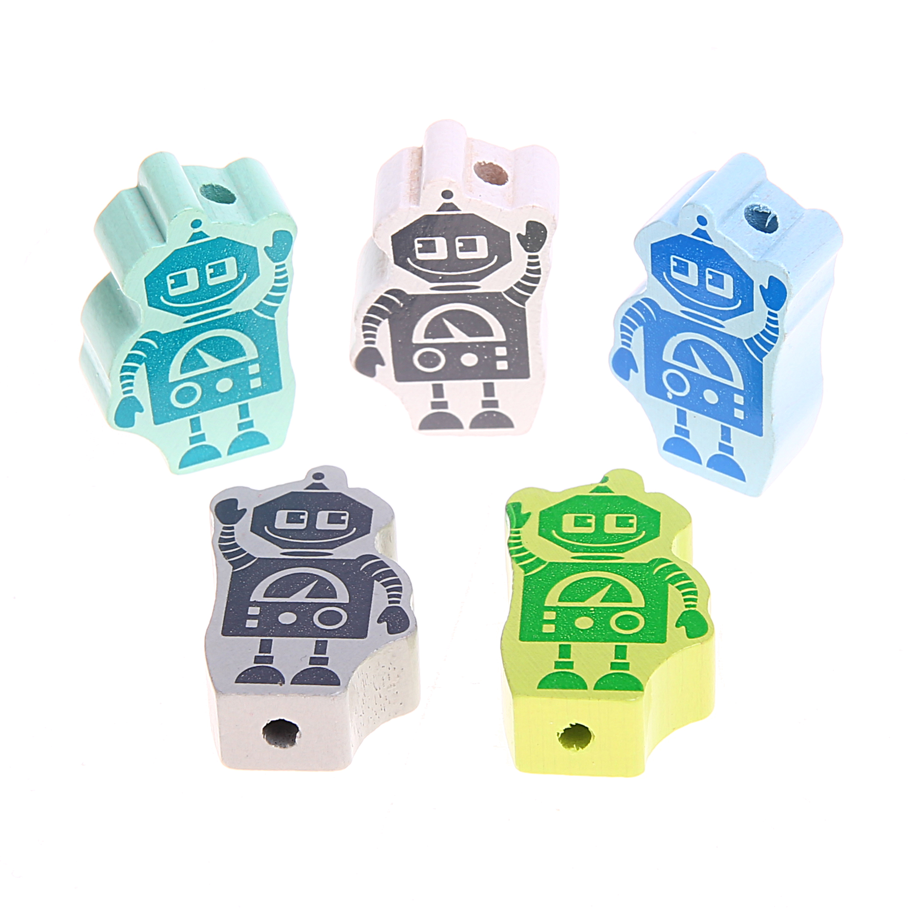 Robot motif bead