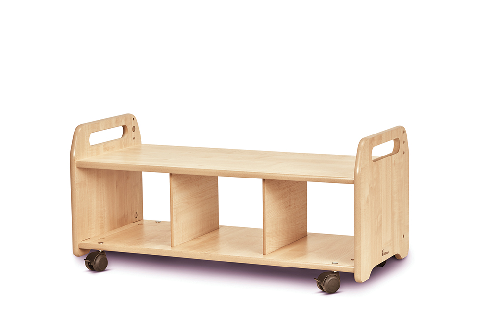Kinderwagen, Holzregal, Rollwagen, Kippschutz, Rollen, Holz-Tisch, Wagen, Rollwagen, Kinderzimmer, Regal, Dienstwagen, Holzregal, Rollwagen, Kleinteileregal, Indexwagen