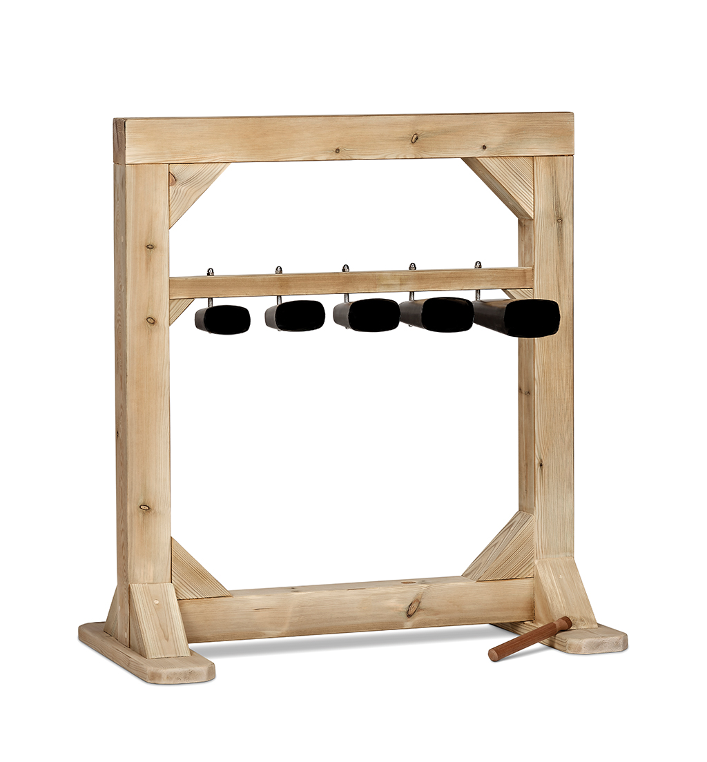 Holzrahmen, Schaukel?, Holzrahmen, Schießholz, Hakenstange, Stirnwandstativ, Kugelstock-Set