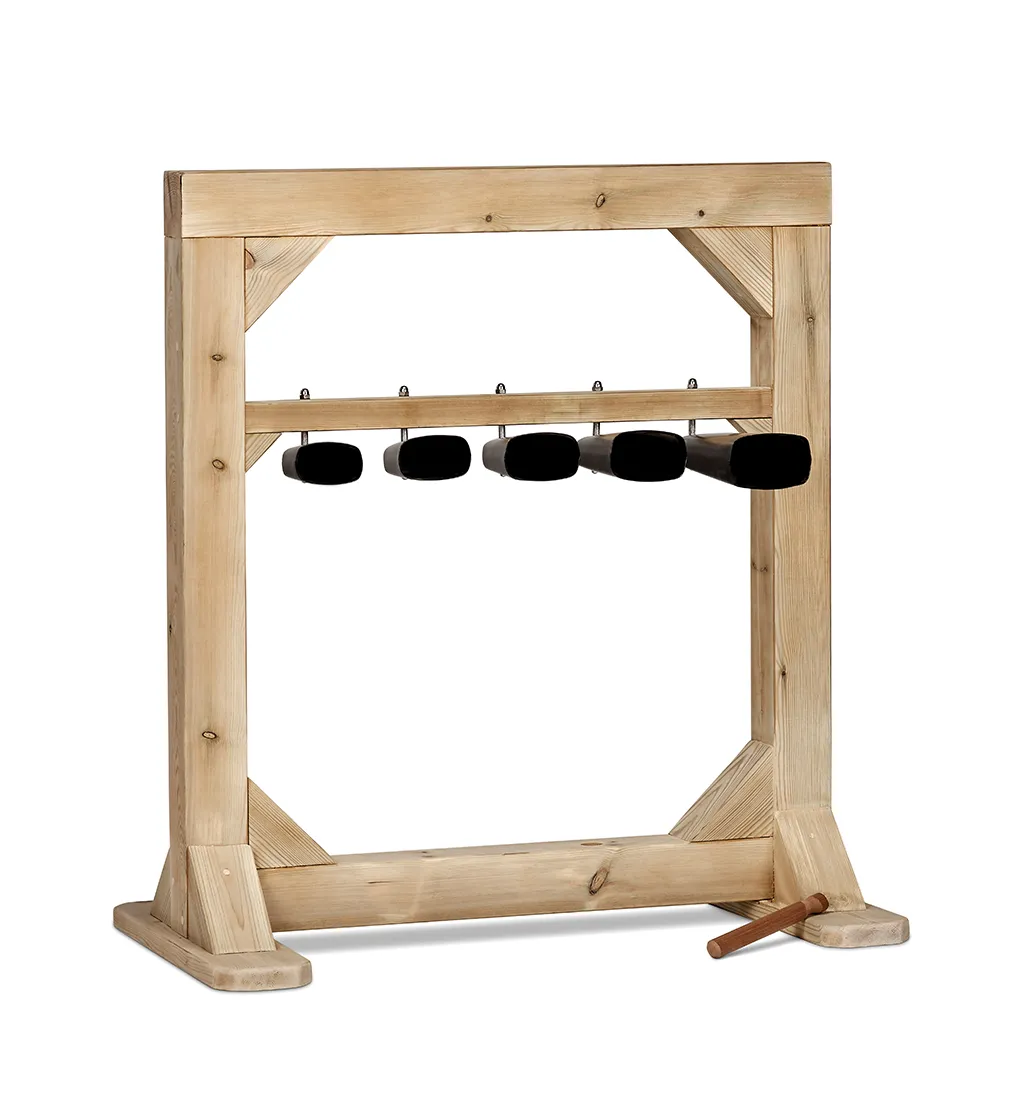 Holzrahmen, Schaukel?, Holzrahmen, Schießholz, Hakenstange, Stirnwandstativ, Kugelstock-Set