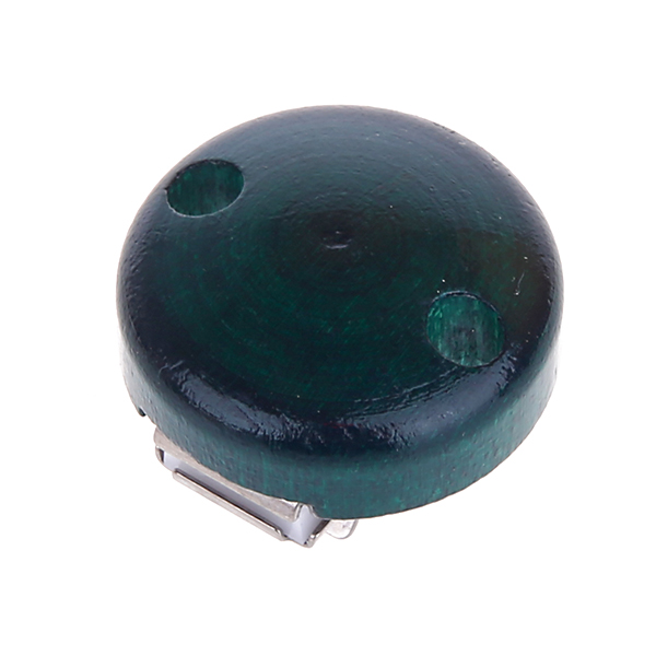Pacifier clip mini / wooden clip Ø30mm dark green 435 in stock 